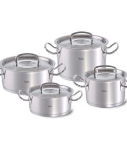 Bộ nồi inox cao cấp Fissler Original Pro 4 món (nắp inox)