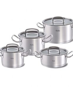 Bộ nồi inox Fissler Original Pro 4 món cao cấp (nắp kính)