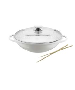 Chảo Berndes Wokpan Vain 32cm màu trắng – Người bạn đồng hành cùng phụ nữ Việt