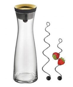 Bình Thủy Tinh WMF Wasserkaraffe Basic 1L (Nắp Vàng)