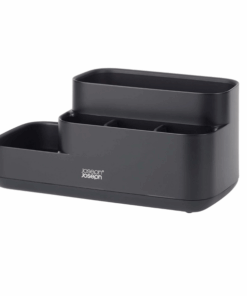 Khay đựng bàn chải mỹ phẩm nhà tắm Joseph Joseph 70600 EasyStore màu đen