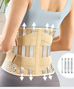 Đai hỗ trợ cột sống Freetoo (size S M L) màu kem
