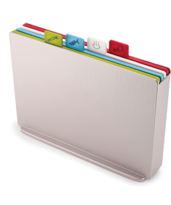 Bộ 4 thớt Joseph Joseph 60134 Index Large màu bạc