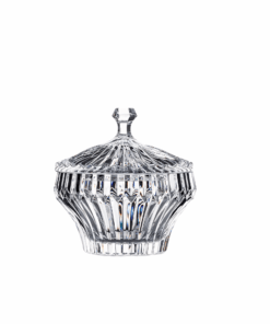 Thố Rogaska Crown Jewel 12 cm màu trắng