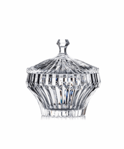 Thố Rogaska Crown Jewel 19 cm màu trắng