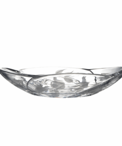 Đĩa 4 múi mài dâu 33cm Crystal Bohemia