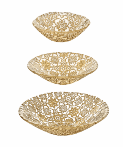 Tô Arabesque Gold Leaf nhiều kích cỡ