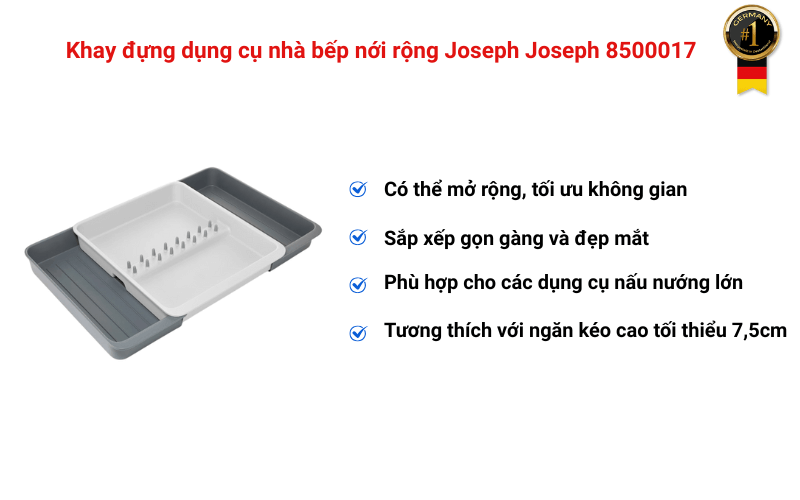 Khay đựng dụng cụ nhà bếp nới rộng Joseph Joseph 8500017