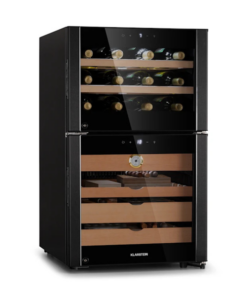 Tủ tích hợp cigar, rượu vang Klarstein 108L