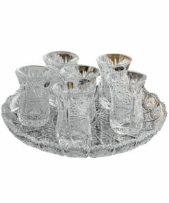 Bộ sét pha lê 6 tách trà Bohemia M57 120ml