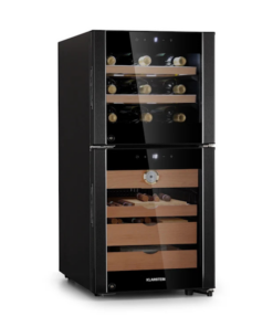 Tủ tích hợp cigar, rượu vang Klarstein 89L