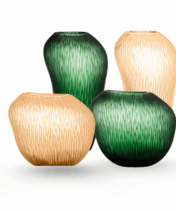 Bình hoa IVV Carving Stain 23/24/36 cm nhiều màu