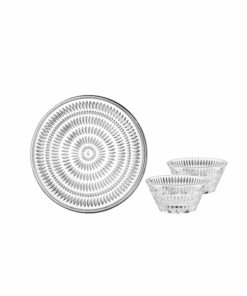 Set 3 bát và đĩa pha lê NACHTMANN Ethno 105766 11cm và 22cm