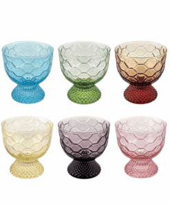 Set 6 cốc kem Vintage Assorted Colors 390ml IVV 7771.1