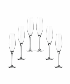 Set 6 ly champagne Loxia 210ml Crystal Bohemia