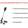 Máy hút bụi không dây BOSCH BCS61113 màu trắng