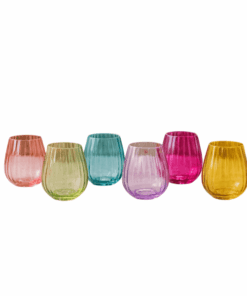 Set 6 cốc Columba màu 380ml Crystal Bohemia