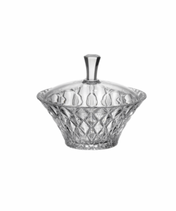 Thố Memphis trắng 19.5cm Crystal Bohemia