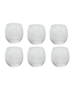 Set 6 cốc Clear Multicolor IVV 5645.1