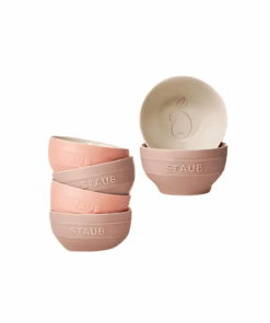 Set 6 bát STAUB ăn cơm thỏ hồng 12cm