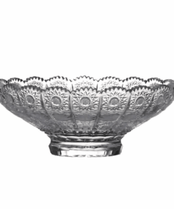 Mâm bồng pha lê đế liền tròn M57 Bohemia size 25cm
