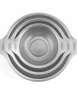 Bộ 3 rổ inox có tay cầm 16-20-24cm GKÖCH MYDH0305