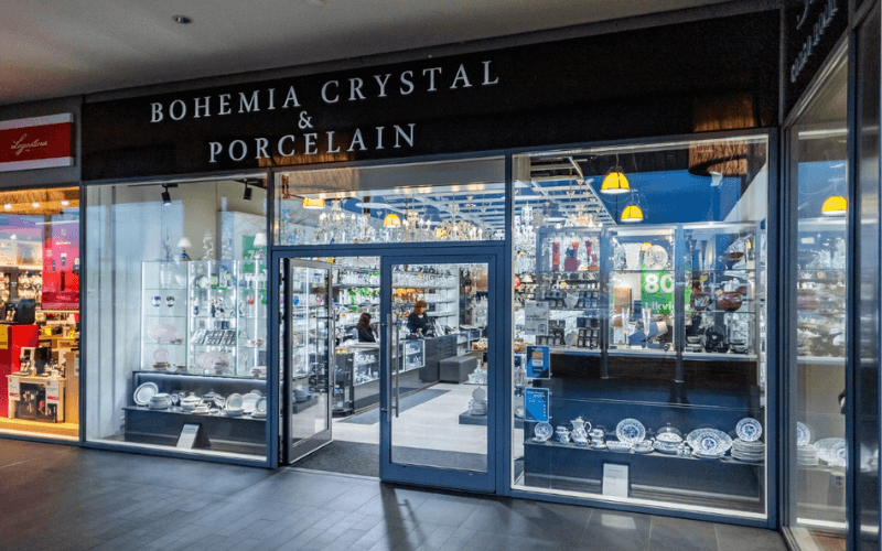 Bình hoa pha lê Crystal Bohemia Diamond 25, 28, 33 cm nhiều màu