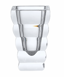 Bình hoa pha lê Rogaska Adria 12cm màu trắng