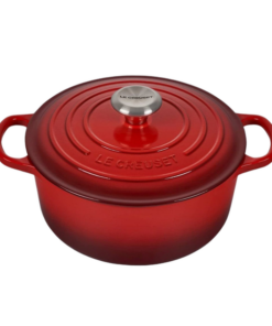 Nồi gang Le Creuset 24cm màu đỏ cherry
