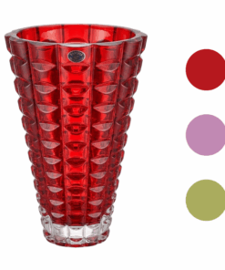 Lọ hoa Millenium 26cm Crystal Bohemia nhiều màu
