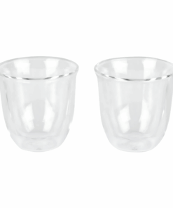 Set 2 cốc thủy tinh Delonghi Espresso 90ml