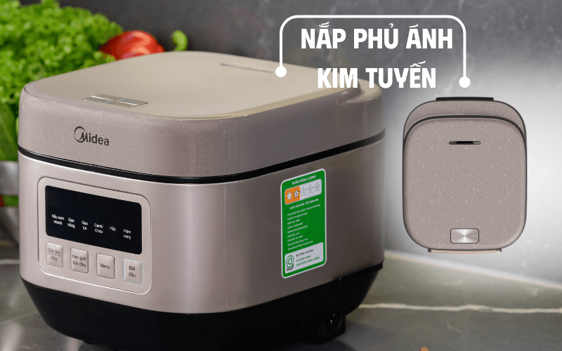Nồi cơm điện MIDEA MRD180B1BDN dung tích 1,8L