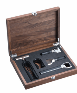 Set dụng cụ mở rượu 5 chi tiết WMF Baric Sommelier hộp gỗ