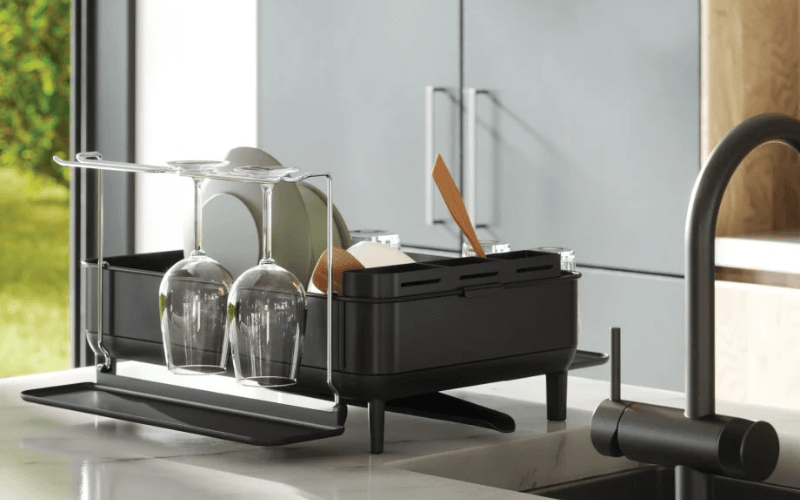 Giá úp bát inox Simplehuman