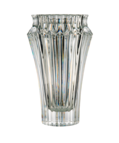 Lọ hoa Crown Jewel Rogaska 25cm màu trắng