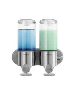 Set 2 bình đựng dầu gội, sữa tắm treo tường Simplehuman
