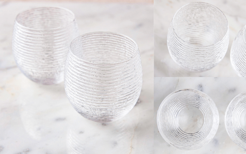 Set 6 cốc Clear Multicolor IVV 5645.1