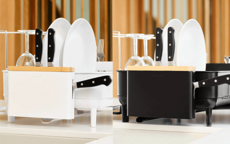 Giá úp bát inox Simplehuman