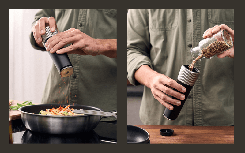 Xay muối tiêu Zwilling Spices Upside-Down, nhiều màu