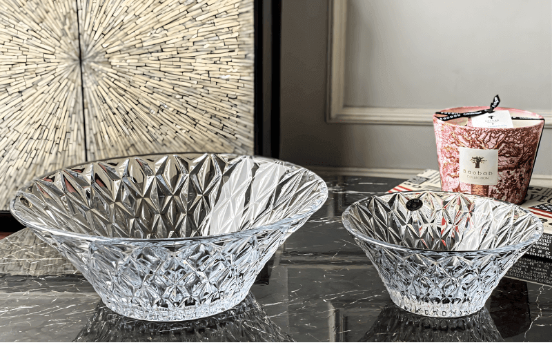 Tô Memphis trắng 19cm Crystal Bohemia