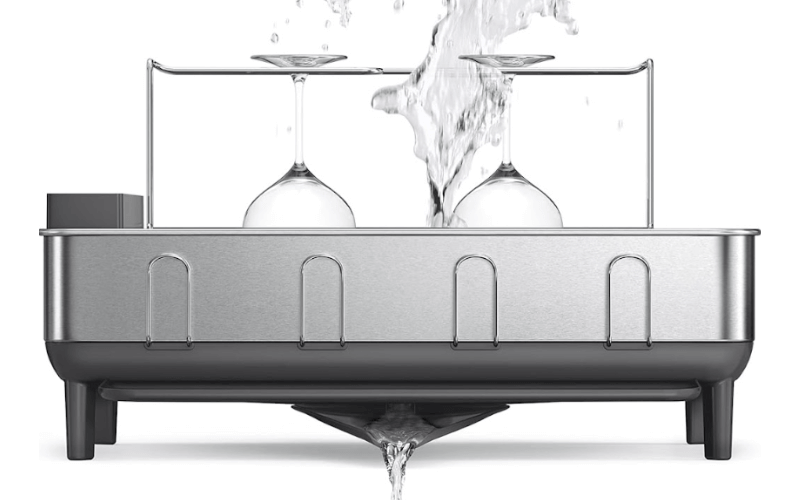 Giá úp bát inox Simplehuman