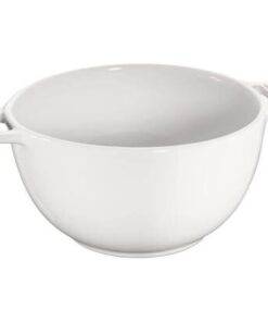Bát salad tròn STAUB 18cm màu trắng