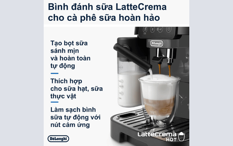Máy pha cà phê De'Longhi Magnifica ECAM 22260BG màu đen