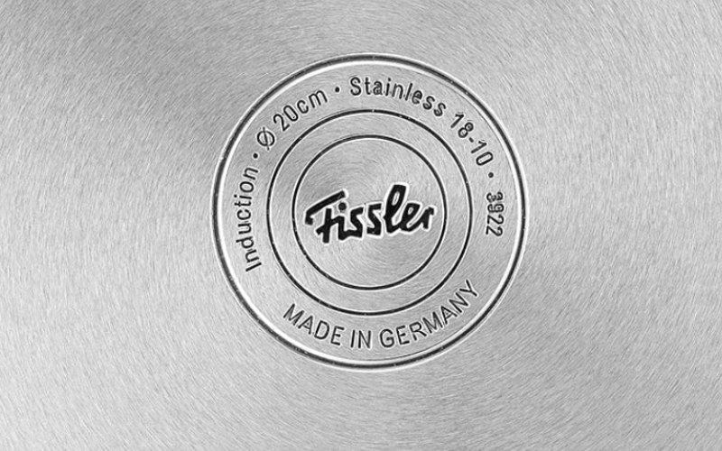 Bộ nồi Fissler Pure Collection 5 món kèm quánh công nghệ đáy độc quyền