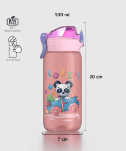 Bình nước trẻ em Tritan cao cấp Renga Wave 530ml - 912168 nhiều màu
