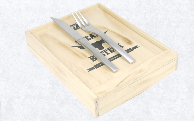 Bộ dao thìa dĩa Zwilling Steak 12 món hộp gỗ (mới) nội địa Đức