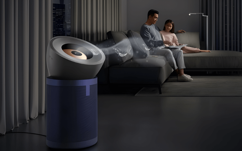 Máy lọc không khí DYSON Purifier Big + Quiet Formaldehyde BP03 màu nickel sáng/ xanh phổ