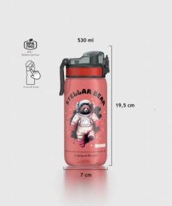 Bình nước trẻ em Tritan cao cấp Renga Rybo-X 530ml - 912064 nhiều màu