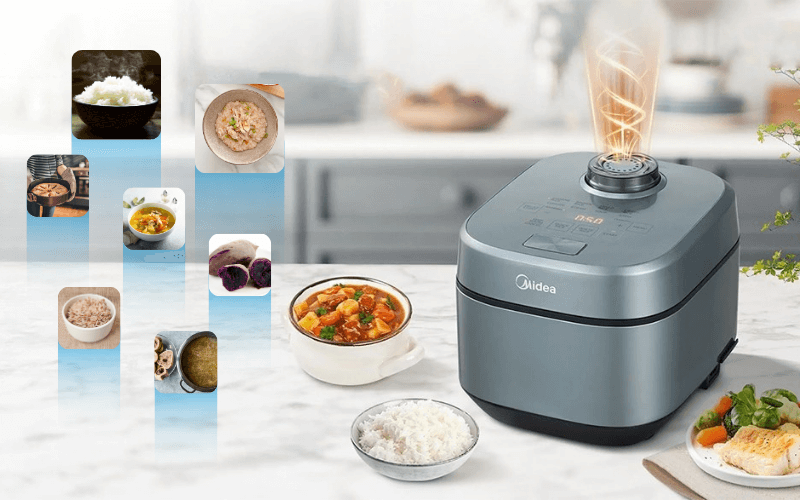 Nồi cơm điện Midea MRD100T1BDG dung tích 1L