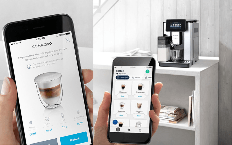 Máy pha cà phê tự động De'Longhi Prima Donna Class ECAM 550.85.MS màu